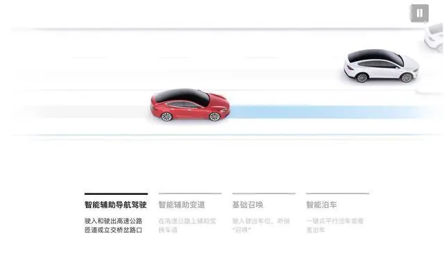 采用「純視覺」方案的特斯拉,在安全性上是絕對不如「激光雷達+視覺」的融合方案 (圖片來源:特斯拉官方)