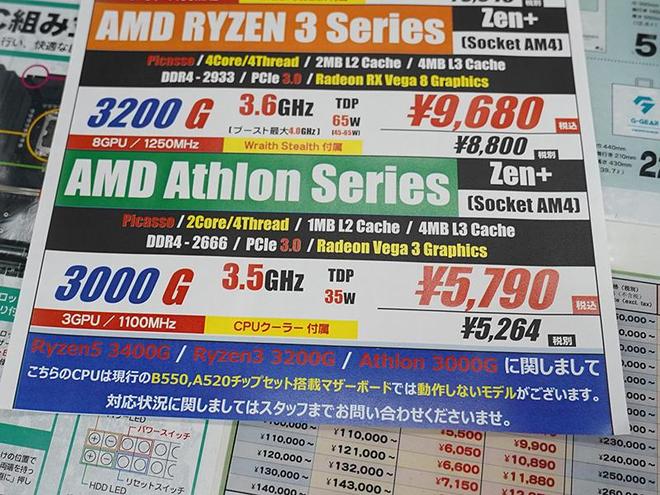 AMD 重新推出速龍 3000G 雙核處理器:改換新包裝和散熱器