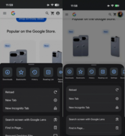 Chrome 成為谷歌首個支持蘋果 iOS 26“液態(tài)玻璃”的 iPhone 應(yīng)用 圖片