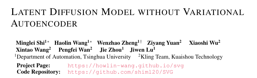 VAE再被補刀!清華快手SVG擴散模型亮相,訓練提效6200%,生成提速3500% 圖片