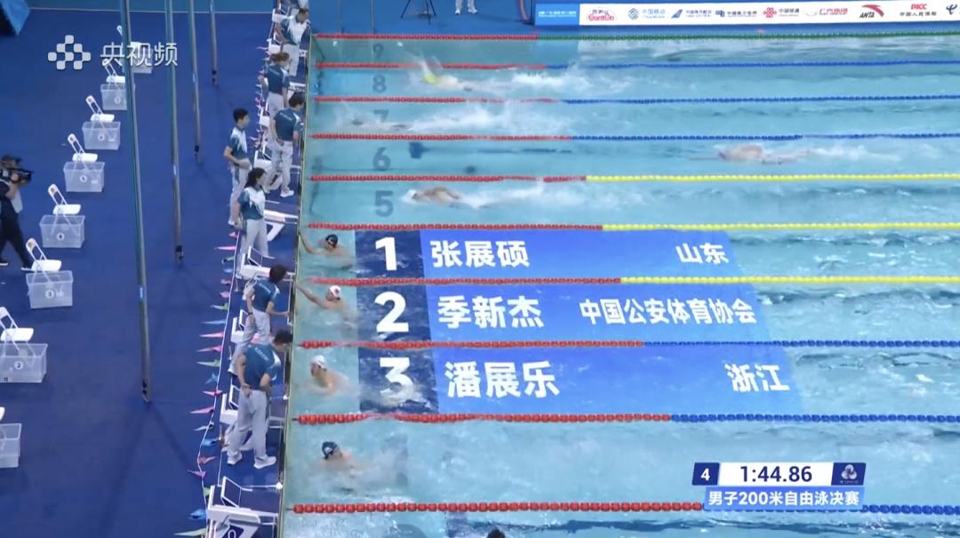 18歲張展碩破紀錄再奪冠!34歲孫楊被取消比賽資格!